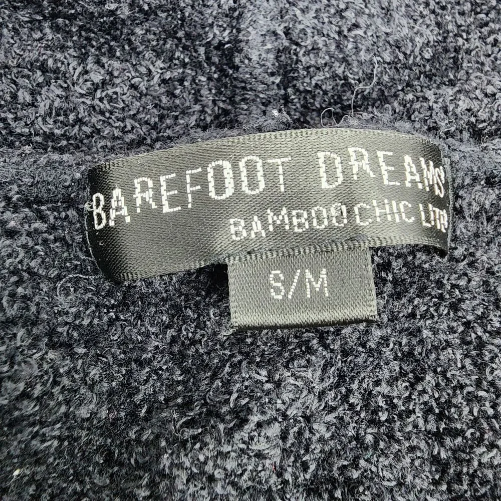 Barefoot Dreams Cardigan Sweater Women's‎ S / M Bamboo Chic Lite Soft Black